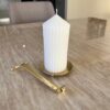 Striped Cone Cylindrical Candle